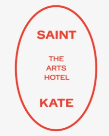 Saintkate Artshotel Oval Cmyk Red - Circle, HD Png Download, Transparent PNG
