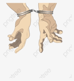 Handcuff Clipart Captured - Handcuffs, HD Png Download, Transparent PNG