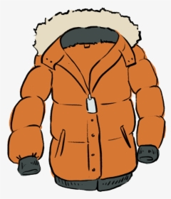 Coat Clothing Jacket Outerwear Clip Art Transparent - Winter Coat Clipart Png, Png Download, Transparent PNG