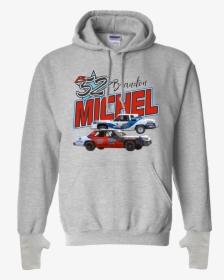 Michel Racing Soft Handcuff Hoodie - Gray Hoodies, HD Png Download, Transparent PNG