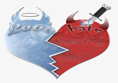Love And Hate Symbol, HD Png Download, Transparent PNG