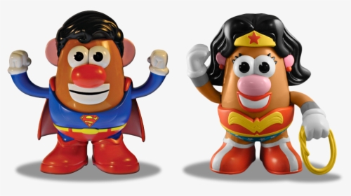 Potato-head Superman And Wonder Woman - Mr Potato Head Superman, HD Png Download, Transparent PNG