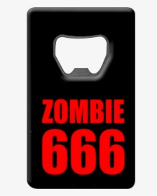 Zombie 666 Credit Card Bottle Opener - Mobile Phone Case, HD Png Download, Transparent PNG