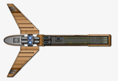 Yv-666middeck - Star Wars Yv 666 Top View, HD Png Download, Transparent PNG