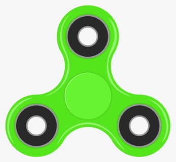 Spinner-green - Green Fidget Spinner Transparent, HD Png Download, Transparent PNG