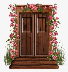 Holiday Door Clipart - Wooden Door Clipart Png, Transparent Png, Transparent PNG