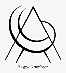 “virgo/capricorn” Sigil Requested By Anonymous Clipart - Virgo Capricorn Sigil, HD Png Download, Transparent PNG