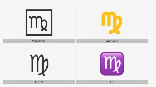 Virgo On Various Operating Systems - Unicode Home Symbol, HD Png Download, Transparent PNG