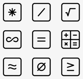 Math Vector Icon, HD Png Download, Transparent PNG