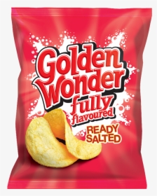 Golden Wonder Crisps - Golden Wonder Ready Salted Crisps, HD Png Download, Transparent PNG
