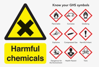 Transparent Danger Sign Png - Chemical Signs, Png Download, Transparent PNG