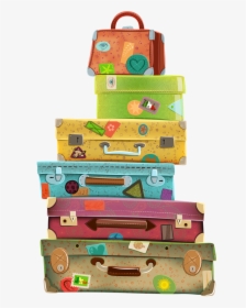 Travel Suitcases Clipart, HD Png Download, Transparent PNG