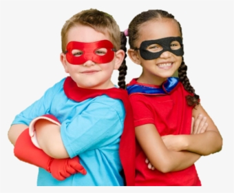 Boy And Girl Superhero, HD Png Download, Transparent PNG