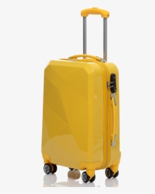 Suitcase Trolley Computer File - Yellow Luggage Bag Png, Transparent Png, Transparent PNG