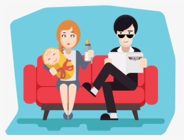 Move Over Tom Cruise, There S Room For Two - Family Flat Design Character, HD Png Download, Transparent PNG