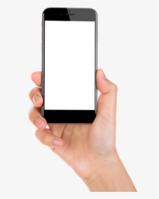 Hand Holding Phone - Hand Holding Iphone Png, Transparent Png, Transparent PNG