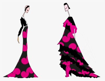 Fashion Figure Pink - Illustration, HD Png Download, Transparent PNG
