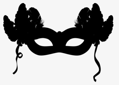 Clip Art Character Mask Silhouette Fiction - Masquerade Mask Silhouette Transparent, HD Png Download, Transparent PNG