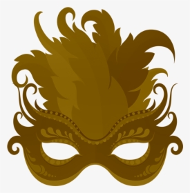 Transparent Masquerade Mask Clipart Png - Gold Mask Png, Png Download, Transparent PNG