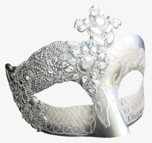 White Masquerade Mask Png - White Masquerade Mask Transparent Background, Png Download, Transparent PNG