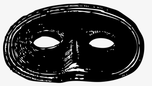 Black Mask - Mask Clip Art, HD Png Download, Transparent PNG