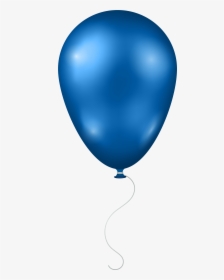 Transparent Balon Png - Blue Balloon With Transparent Background, Png Download, Transparent PNG