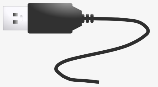 Electrical Clipart Usb Cable - Usb Plug Clipart, HD Png Download, Transparent PNG