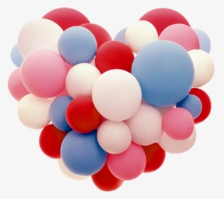 Heart Of Balloons Png - Birthday Balloons Image Hd Png, Transparent Png, Transparent PNG