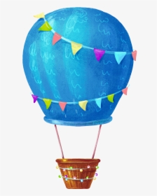 Blue Balloon Png - Balao De Ar Png, Transparent Png, Transparent PNG