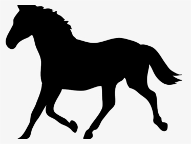 Hound Clipart Horse - Stencil Of A Horse, HD Png Download, Transparent PNG