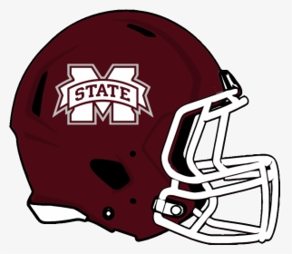 Alabama Football Clip Art - Mississippi State Bulldogs Football Helmet, HD Png Download, Transparent PNG