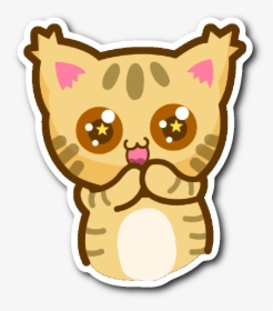 Cute Cat Stickers Series - Sticker, HD Png Download, Transparent PNG