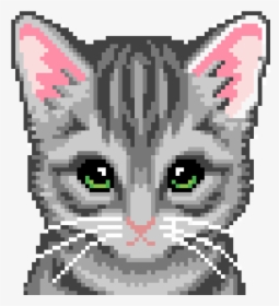 Cat Head Pixel Art, HD Png Download, Transparent PNG