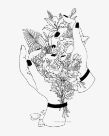 Aesthetic Tattoo Png Photo - Aesthetic Black And White Drawings, Transparent Png, Transparent PNG