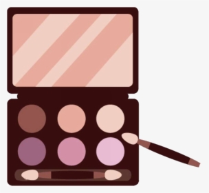 Eye Shadow Make Up Cartoon Makeup Brown - Make Up Cartoon, HD Png Download, Transparent PNG