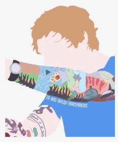 Ed Sheeran Drawing Transparent Art Tumblr Tattoos Tattoo - Ed Sheeran Tattoos Draw, HD Png Download, Transparent PNG