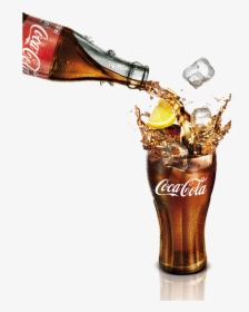 Coca Cola Glass With Ice, HD Png Download, Transparent PNG