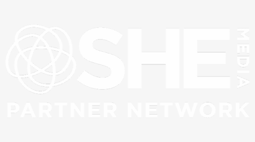 She Media Partner Network Logo Knockout - Graphic Design, HD Png Download, Transparent PNG