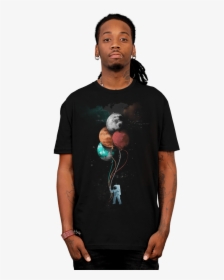 The Spaceman S Trip T-shirt - Vintage T Shirt Outfit Men, HD Png Download, Transparent PNG