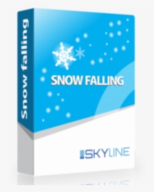 Skyline Snow Falling Cover Image, HD Png Download, Transparent PNG