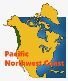 Native American Clipart Pacific Northwest - Northwest Native American Map, HD Png Download, Transparent PNG