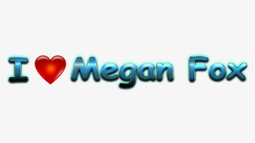 Megan Fox Heart Name Transparent Png - Heart, Png Download, Transparent PNG