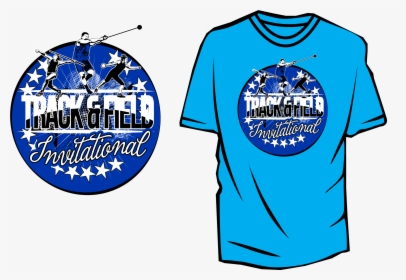 Track And Field Vector Design For Tshirt And Apprel - Track Invitational Shirts, HD Png Download, Transparent PNG