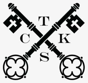 Cross Keys Tattoo - Cross Keys Logo, HD Png Download, Transparent PNG