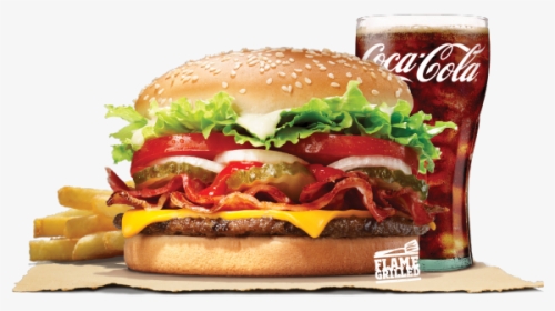 Whopper Bacon Cheese Value Meal - Burger King Whopper Cheese, HD Png Download, Transparent PNG