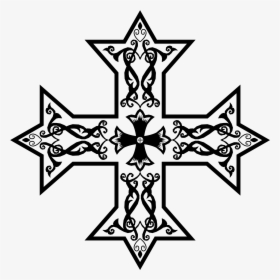 Coptic Cross Tattoo Designs , Png Download - Coptic Cross Png, Transparent Png, Transparent PNG