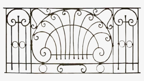 Wrought Iron Fence, HD Png Download, Transparent PNG