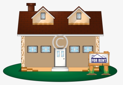 Cartoon Houses With Money, HD Png Download, Transparent PNG