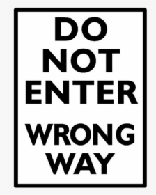 Do Not Enter - Black-and-white, HD Png Download, Transparent PNG