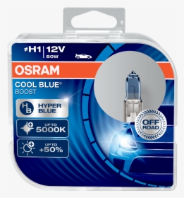 H1 Osram Cool Blue Boost 12v 80w 448 Halogen Bulbs - Osram H7 Off Road, HD Png Download, Transparent PNG